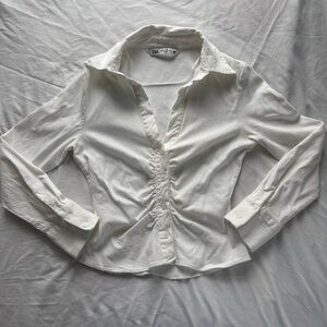 Zara white button down